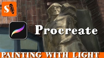 Painting with Light in Procreate on iPad Pro with the Apple Pencil