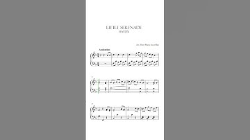 Thumbnail of Haydn Little Serenade Sheet Music #shorts #short #shortvideo #shortsvideo #shortsfeed #tiktok #fyp