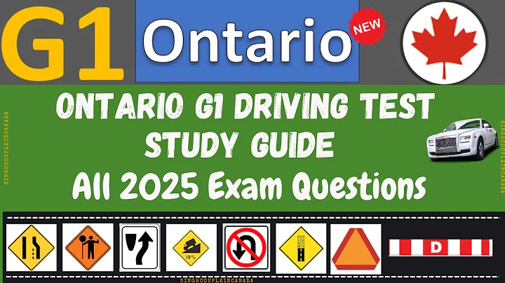 G1 test Ontario 2025 | G1 Practice Test Ontario 2025 | G1 Driving Test - All 2025 Exam Questions
