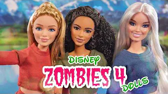 Disney Zombies 4 Dolls | Mini Makeover Restyle | Fashion & Accessories