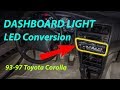 Replacing Dashboard Light - 93-97 Toyota Corolla