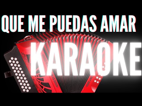 Video thumbnail for KARAOKE Que Me Puedas Amar - Miguel Morales
