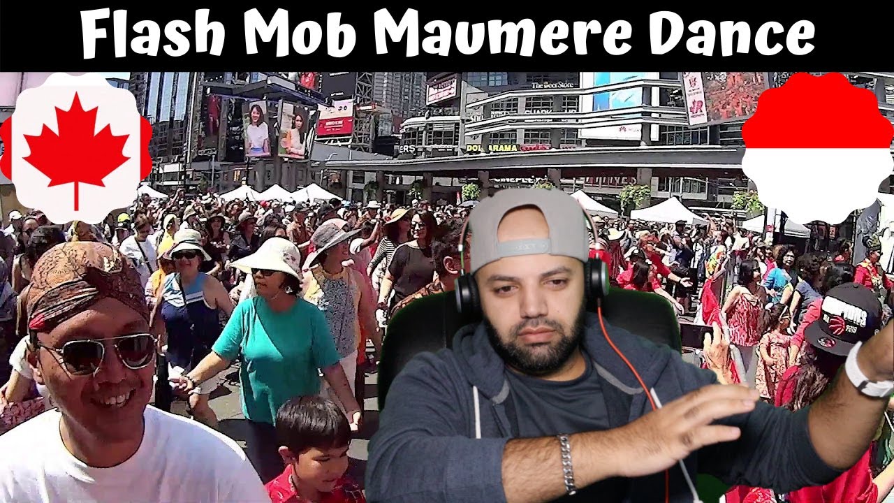 Flash Mob Maumere Dance Storms the Busiest Public Space in Canada | MR Halal Reacts | Toronto Canada