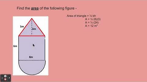 Area and Perimeter - Composite Shapes