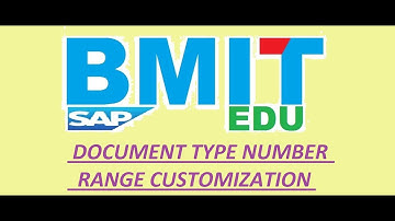 DOCUMENT TYPE  / NUMBER RANGE CUSTOMIZATION for [ PR ] | Full Tutorial Video