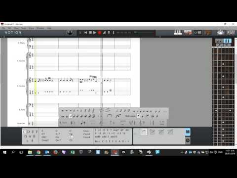 Notion 5: Guitar Chords and Playing
