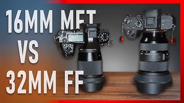 16mm LUMIX G9 vs 32mm Sony A7iii compression and depth of field test