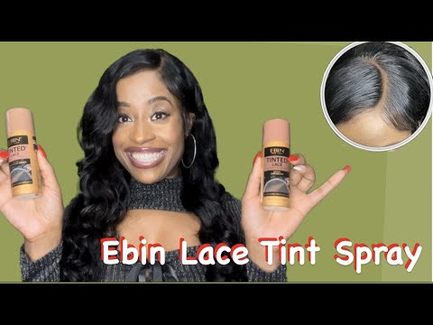 Ebin Lace Tint Spray Review, Color Swatch PLUS Tips on How To Blend In Your  Lace 