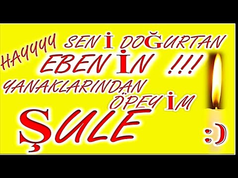 İyi ki Doğdun Şule İsme Özel Komik Doğum Günü Şarkısı