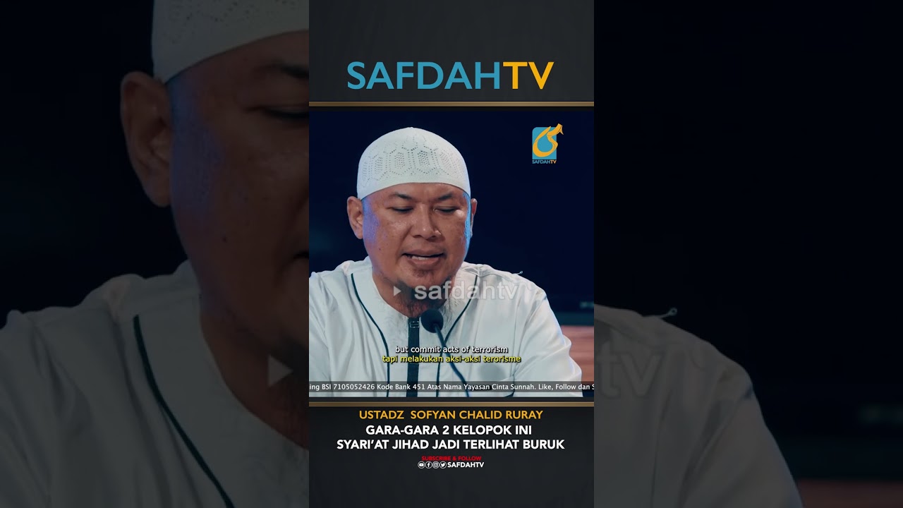 ⁣[SHORT] Gara-Gara 2 Kelompok Ini Syariat Jihad Terlihat Buruk - Ust Sofyan Chalid Ruray