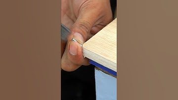 Be sure to remember this trick! How can you easily drill a hole at a right angle? #shorts