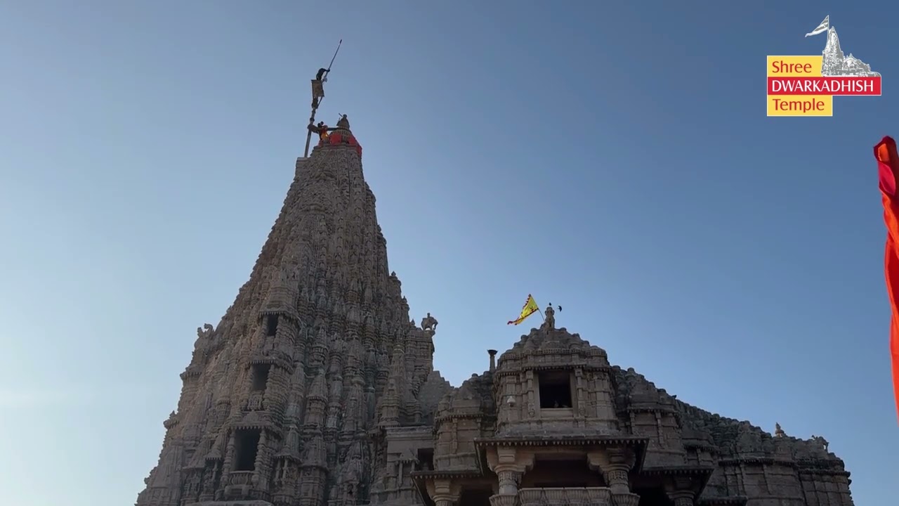 Dwarkadhish Temple Dhwaja Arohan Dt.28/02/2026