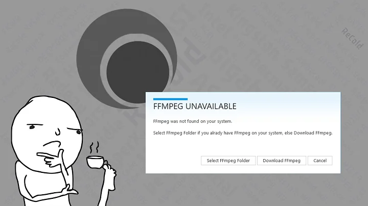 Captura - ffmpeg unavailable (installing codecs)