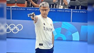 Turkish Shooter Yusuf Dikec At Olympics