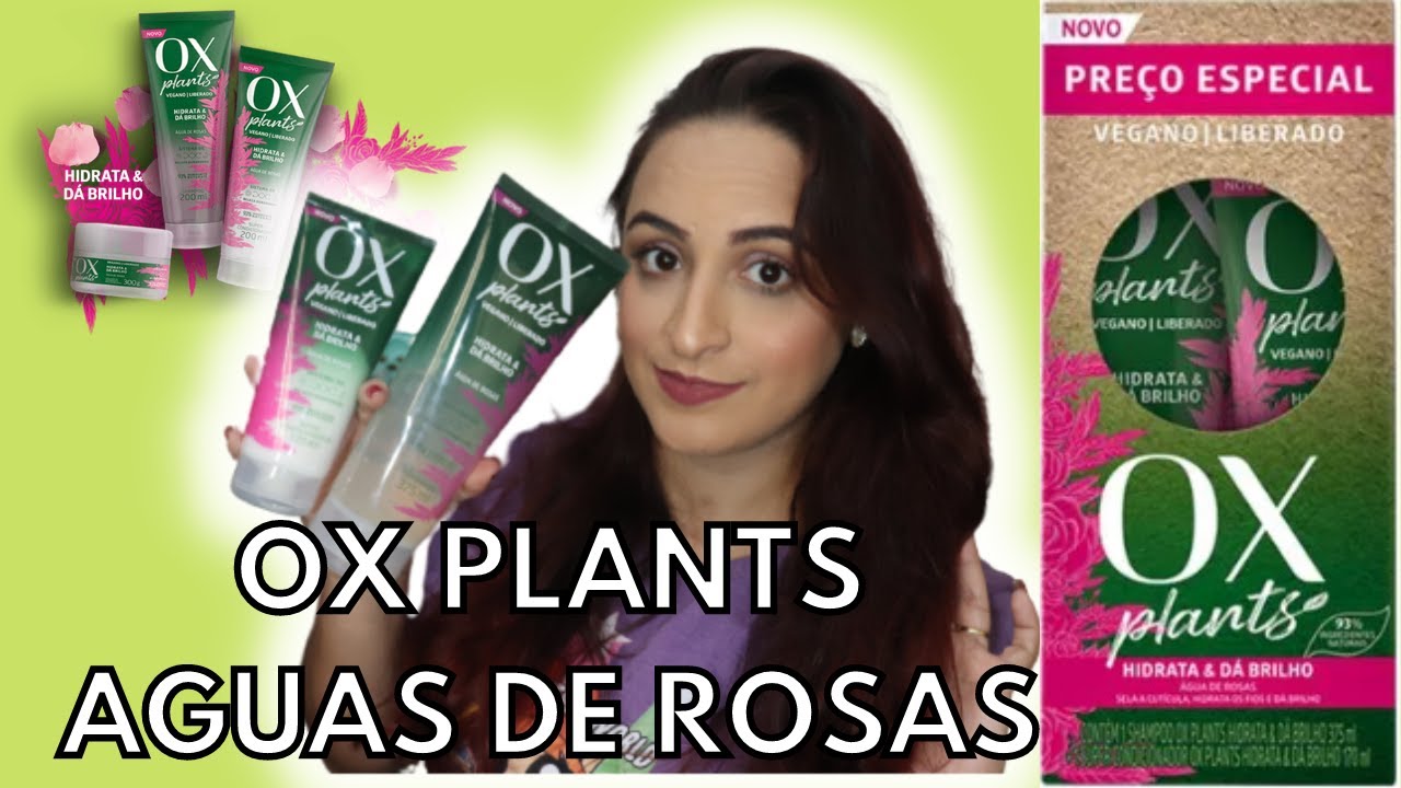 Shampoo OX Plants Hidrata & Dá Brilho Bisnaga 400ml