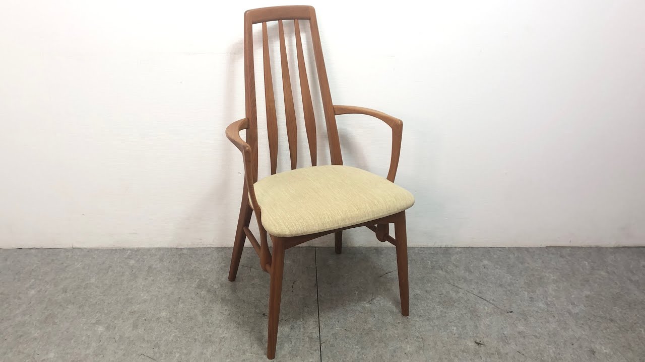 □ Niels Koefoed アームチェア EVA chair デンマーク チーク無垢材