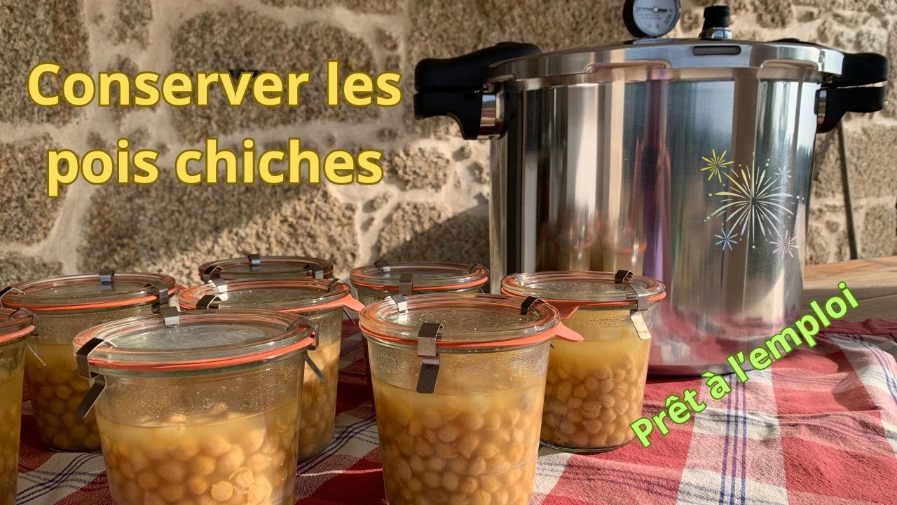 Comment conserver les pois chiches
