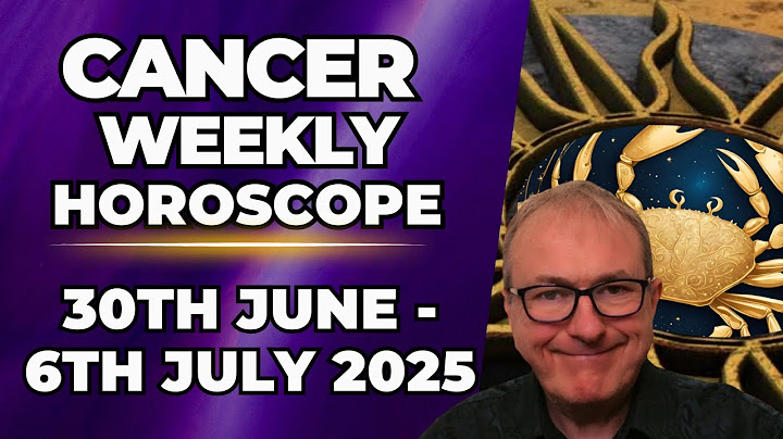 🌊 Cancer Weekly Horoscope | June 30 - July 6, 2025 | Patrick Arundell Astrology