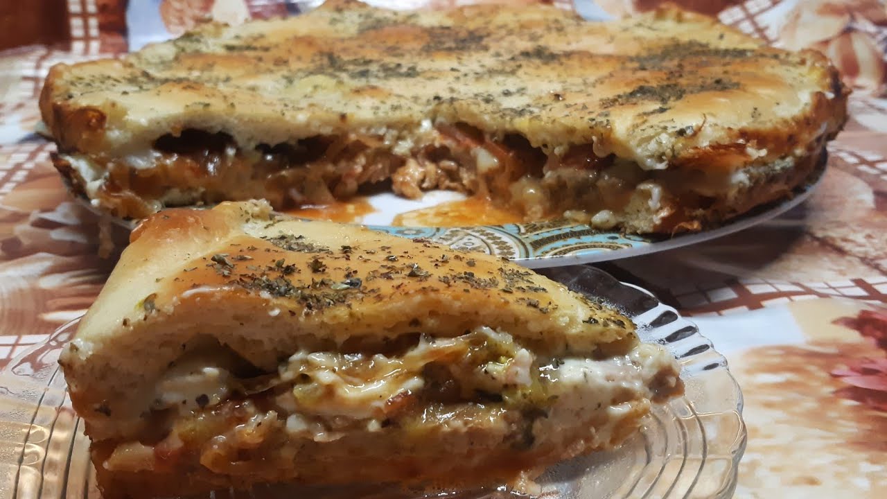 PIZZA BURGUER DELICIOSO SALGADO DE FORNO YouTube