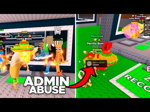 ADMIN ABUSE DE TACOS y Nuevos BRAINROTS en Steal a Brainrot!!!