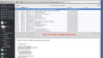 Evernote Shortcuts Drag and Drop - Productivity Tips