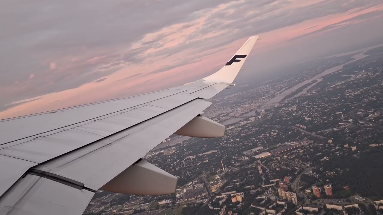Finnair (Norra) Embraer 190 OH-LKK takeoff from Riga