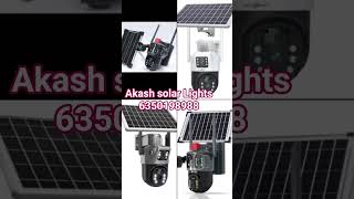 Solar CCTV camera 📸 6350198988 #akashsolarlights #solarcamera #cctv #security #trendingshorts #short