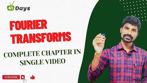 Fourier Transforms || Unit-5 || Degrees || Btech