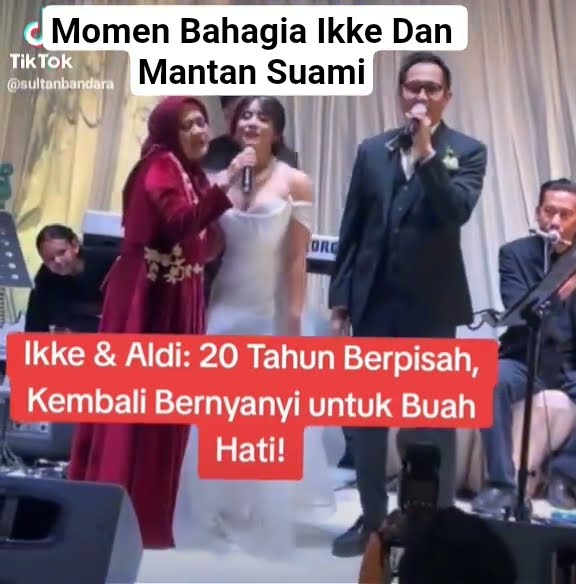 Ikke Nurjanah Dan Aldi Di Resepsi pernikahan Putri Semata wayang