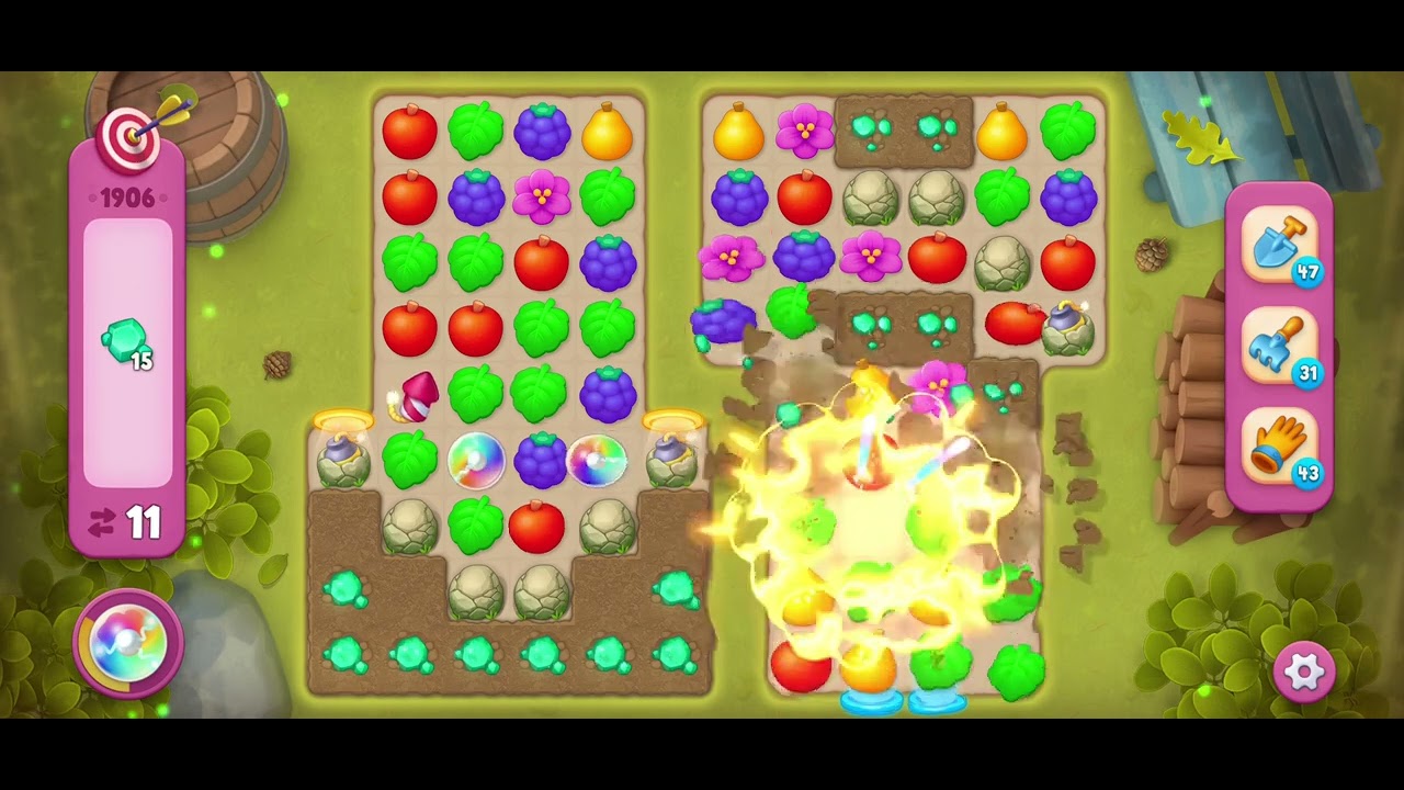 Gardenscapes level 1906 HD