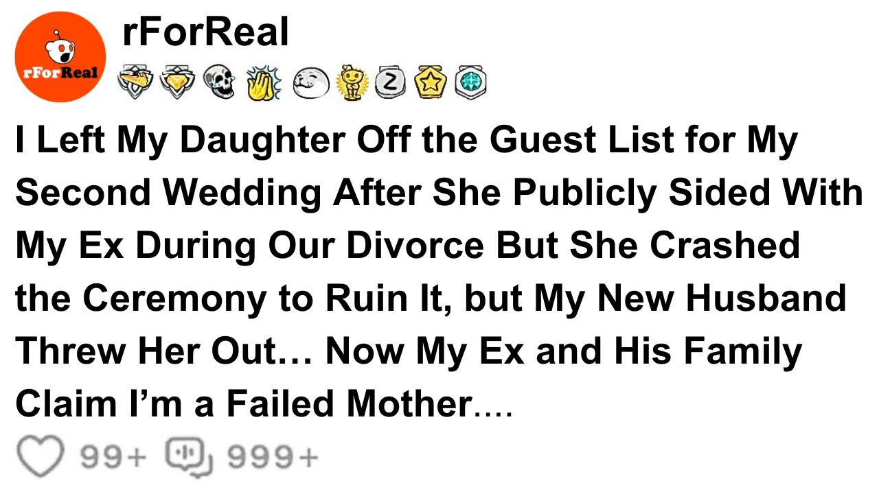 I Left My Daughter Off the Guest List for My Second Wedding After She Publicly Sided With My Ex....