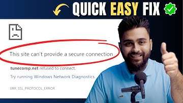 Quickly Fix "Site Can