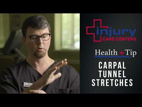 Health Tip with Dr. Adam Francis | Ep 6 Carpal Tunnel Stretch | Injury Care Centers