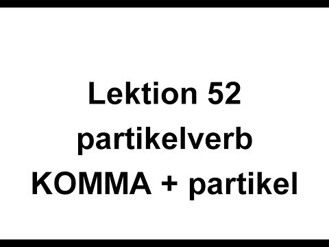 Lektion 52   Partikelverb   Svenska för Nyanlända   Swedish for beginners