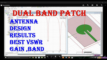Dual band patch antenna design in hfss | cst | complete antenna course hfss|cst