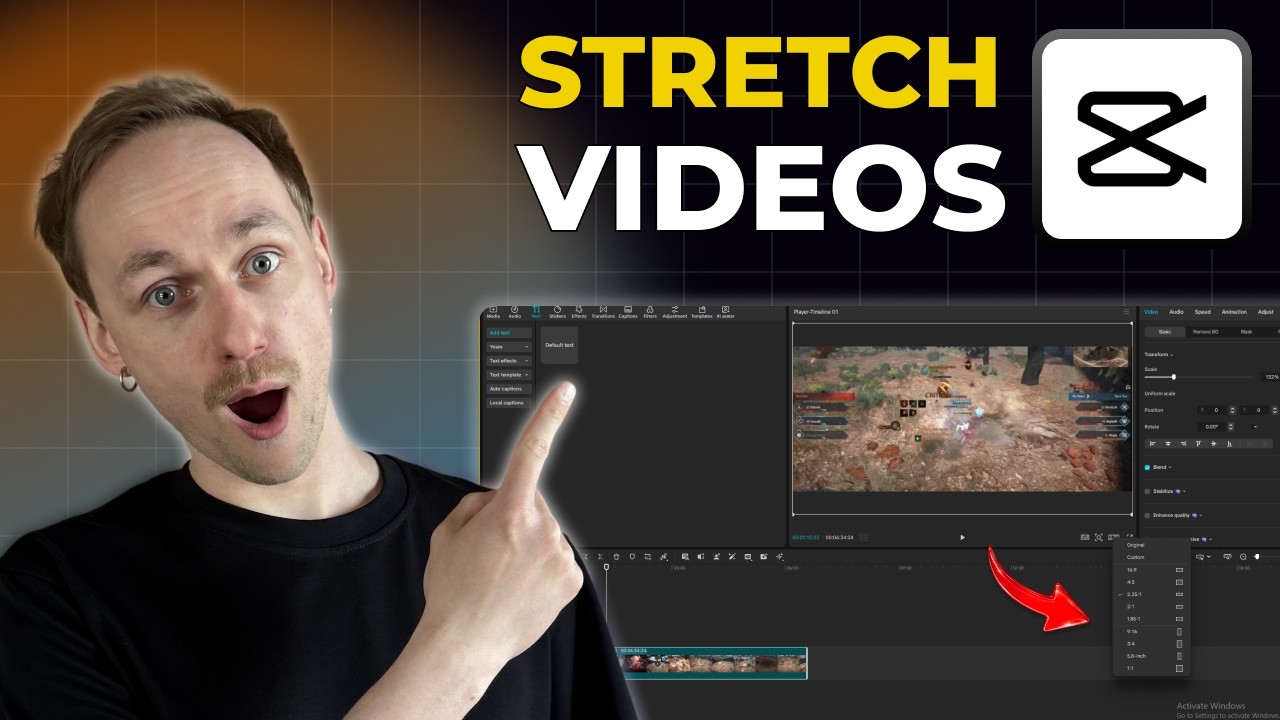 How to Stretch Videos in CapCut [2026 Full Guide] - YouTube