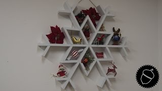 How to Make a Snowflake Shelf | Christmas Project! This week I