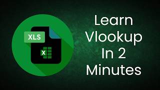 Learn the Vlookup Just In 2 Minutes - Excel Tutorial - Vlookup Formula