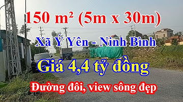 Tập 410: Bán lô đất mặt tiền đường Chính Phong xã Ý Yên, view sông, khu quy hoạch đẹp, tiềm năng cao