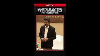 Vijay News | Moment When Chief Minister Vijay Took The Tamil Nadu CM's Chair For The First Time