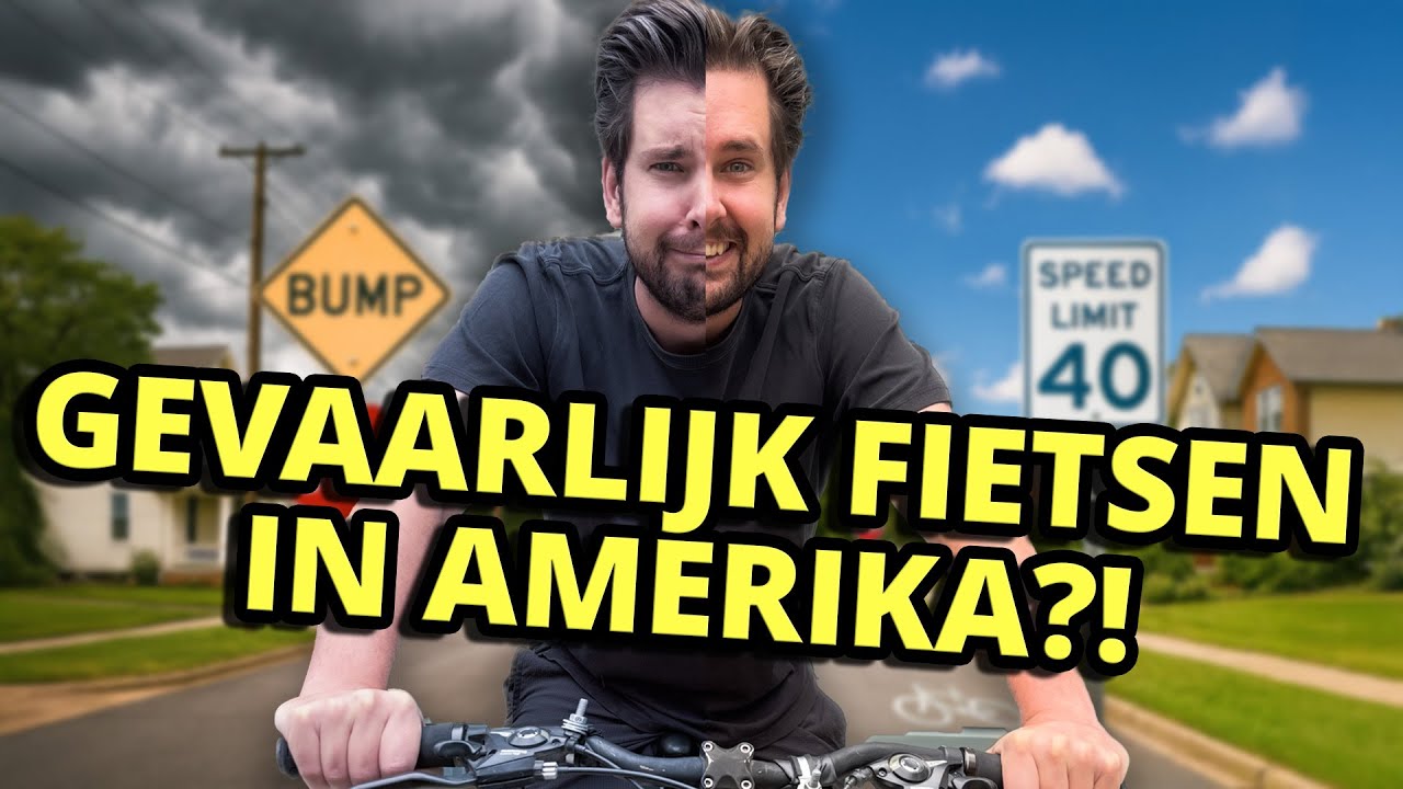 Hoe VEILIG is FIETSEN in AMERIKA? (Over SNELWEGEN en PRACHTIGE Fietspaden!)