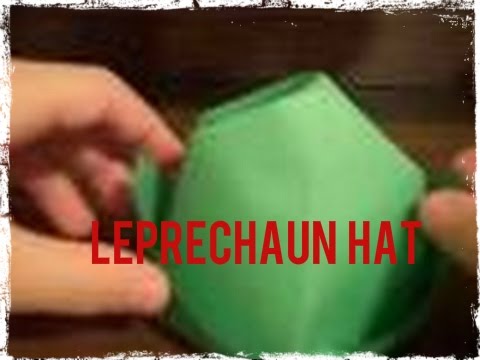 How to Make an Origami Shamrock Bouquet in a Leprechaun Hat - Get Creative  with Nana