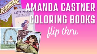 Amanda Kastner Coloring Books | Flip Through | Adult Coloring