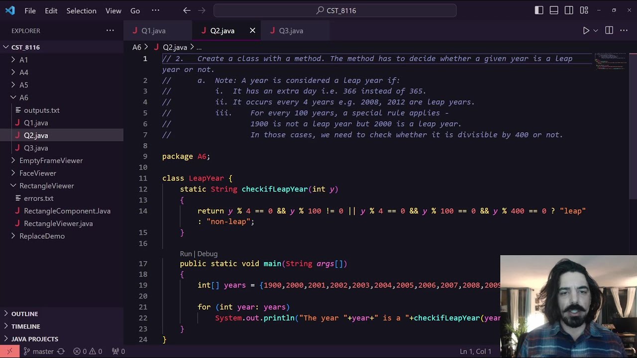 Java: 3 Easy programs for Class and Objects basics in Java. - YouTube