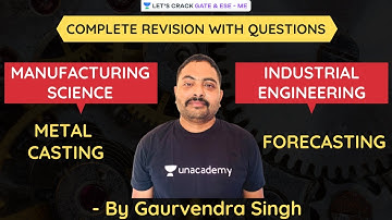 Complete Revision of Manufacturing Science and Industrial Engineering through Questions (Part 1)