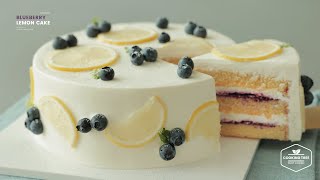 눈이 동그래지는 환상의 맛⭐ 블루베리 레몬 케이크 만들기 : Blueberry Lemon Cake Recipe | Cooking tree