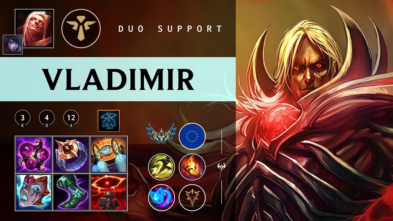Vladimir Support vs Taric - EUW Challenger Patch 26.03