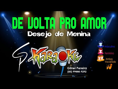 Karaokê Desejo de Menina - De Volta pro Amor-র ভিডিওর থাম্বনেইল