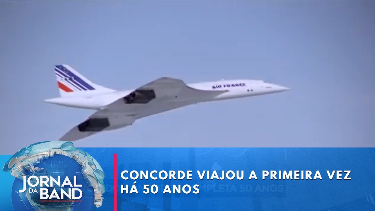 Primeiro voo do Concorde completa 50 anos | Jornal da Band