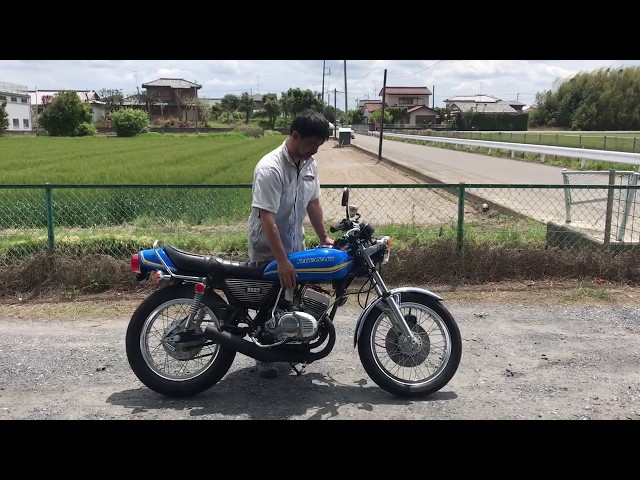 売却済。KH250 カスタム フルレストア車 - YouTube